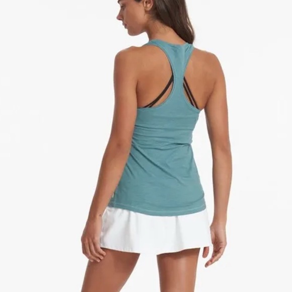 Vuori Tops - Vuori Teal Racerback Tank Top